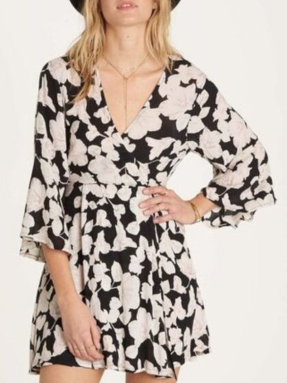 Billabong floral dress xs